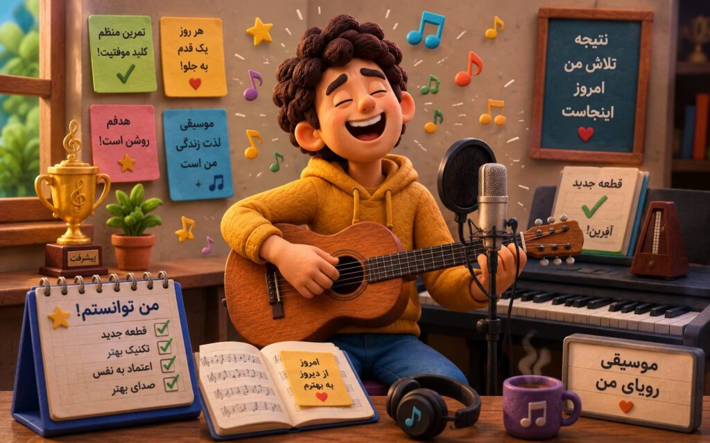انگیزه یادگیری موسیقی