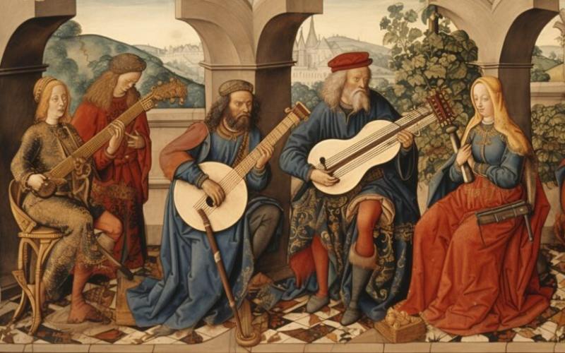 موسیقی دوران قرون وسطی ( 1400-400 )